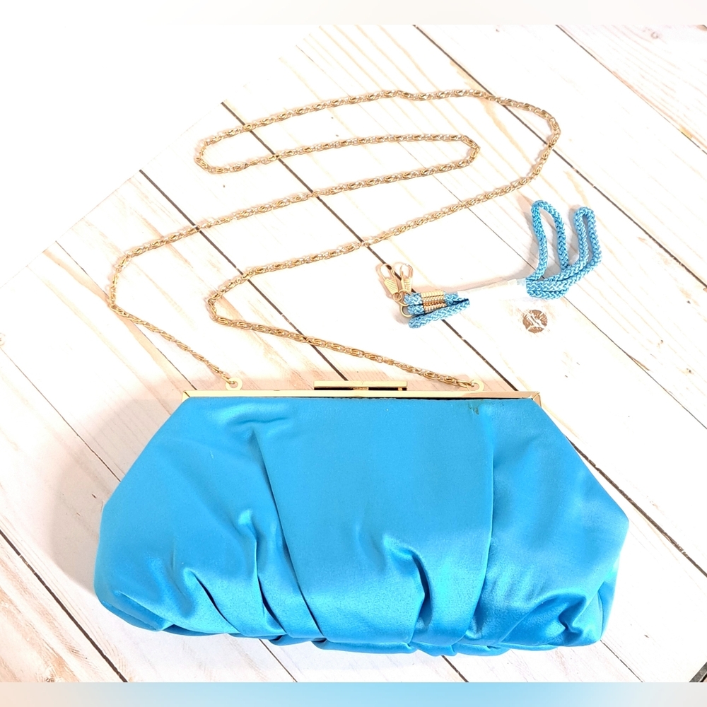 Lulu Townsend Blue Evening/Clutch Bag